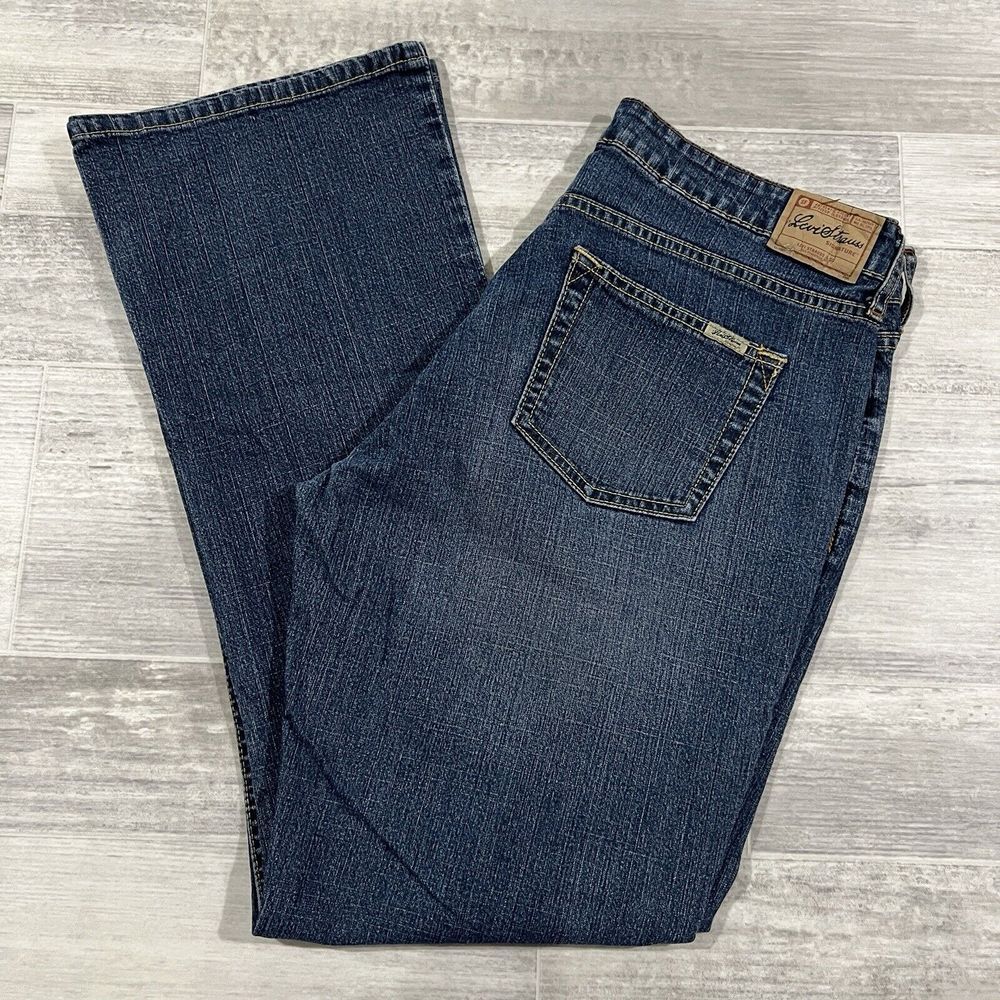 VTG Y2K LEVIS Blue Jeans Women's Misses 10 Medium Low Rise Bootcut 34X30.5